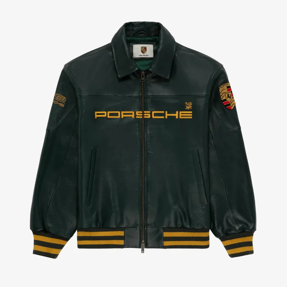 Jaqueta Porsche de Couro