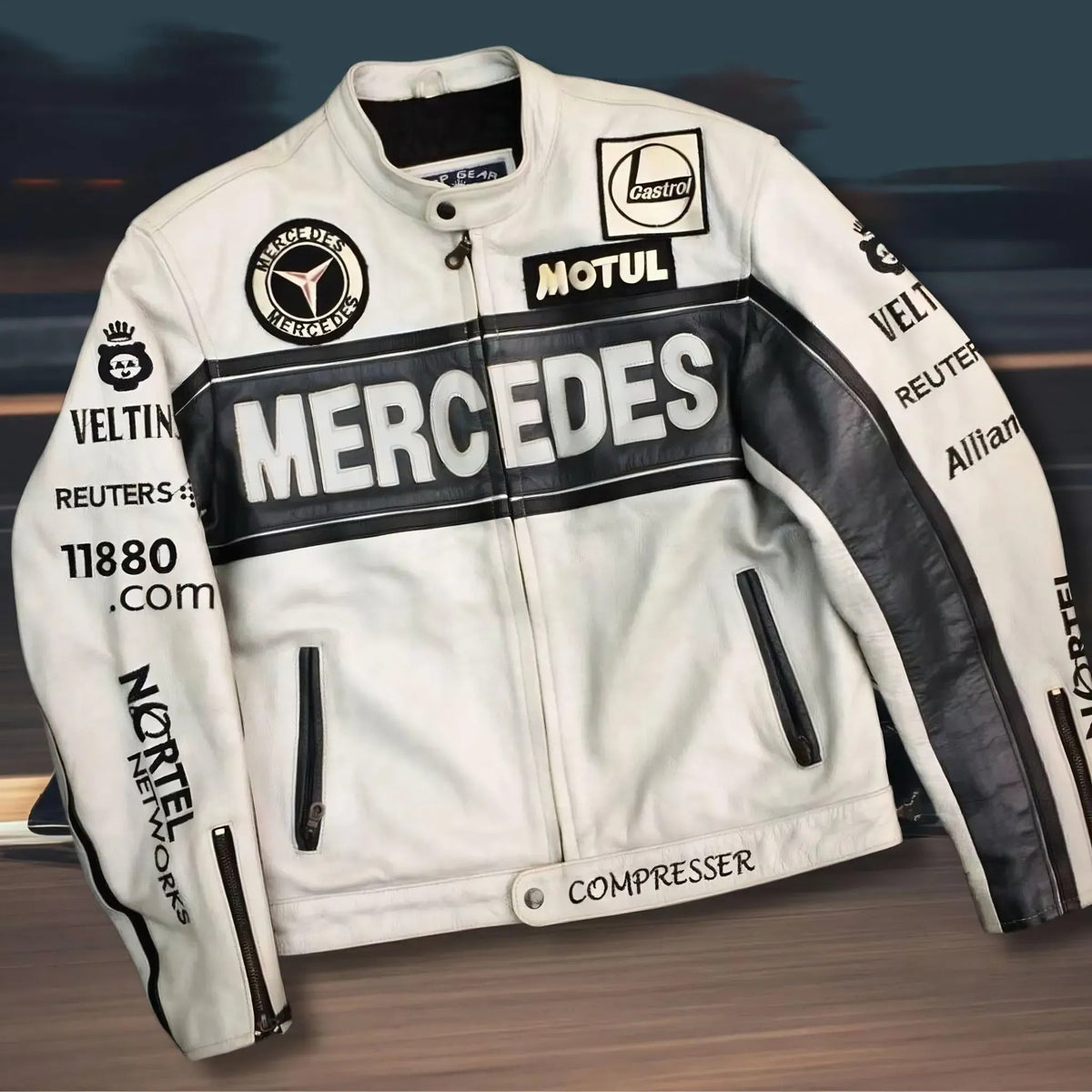 Jaqueta Mercedes Branca