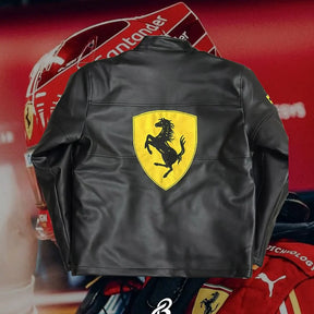 Jaqueta Ferrari F1 Vintage Preta